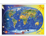 Mapa Świata dla dzieci 140x100cm